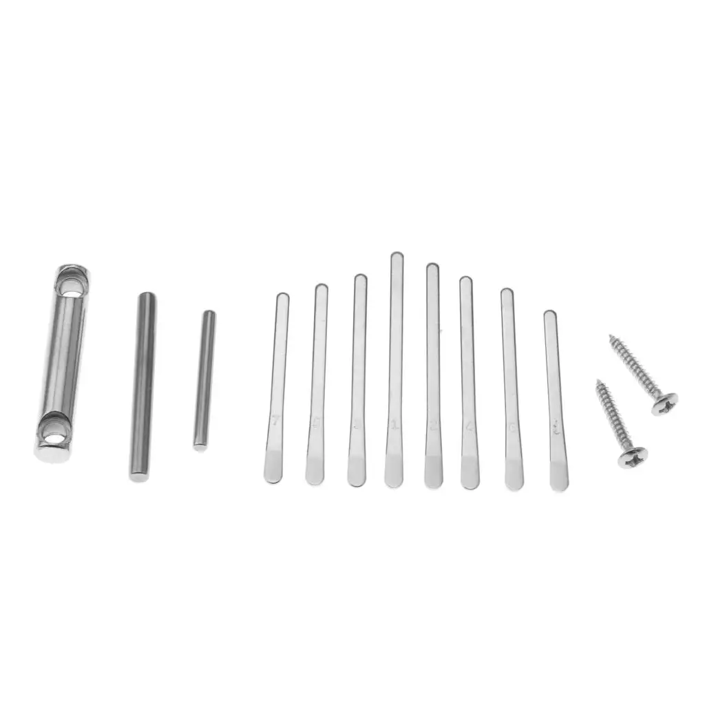 Kalimba 8 Key Accessories Parts w/ Screws for Beginners Musical Instruments