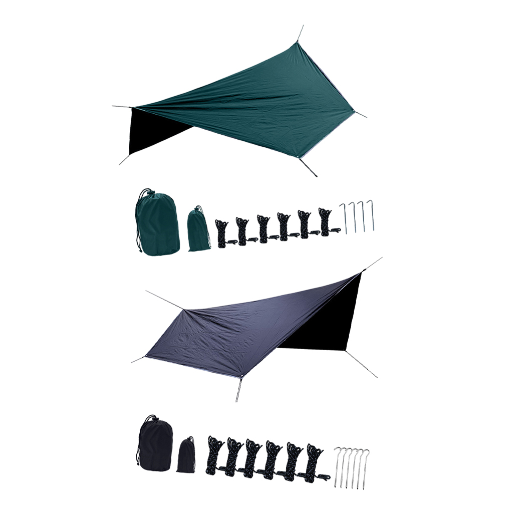 Sun Shelter Tent Tarp 360x280CM for Beach Waterproof Shade Outdoor Camping Hammock Rain Fly Pool Tarpaulin Garden Awning Canopy