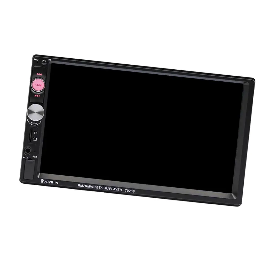 Car Audio Double Din, Touchscreen, Bluetooth, DVD/CD/MP3/USB/SD AM/FM Car Stereo, 7 Inch Digital LCD Monitor, Wireless Remote truck navigation