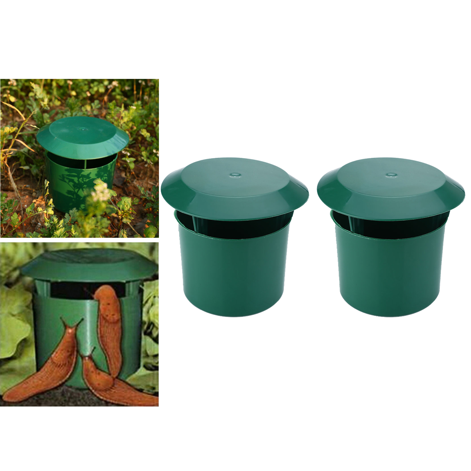 Plastic Snail Slug Trap Catcher Cage House Farm Protector Box Snail Cage