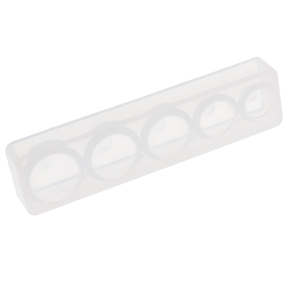 1 Set /5 Size Semisphere Multifunction Cute Shape Diamond Silicone Mould DIY