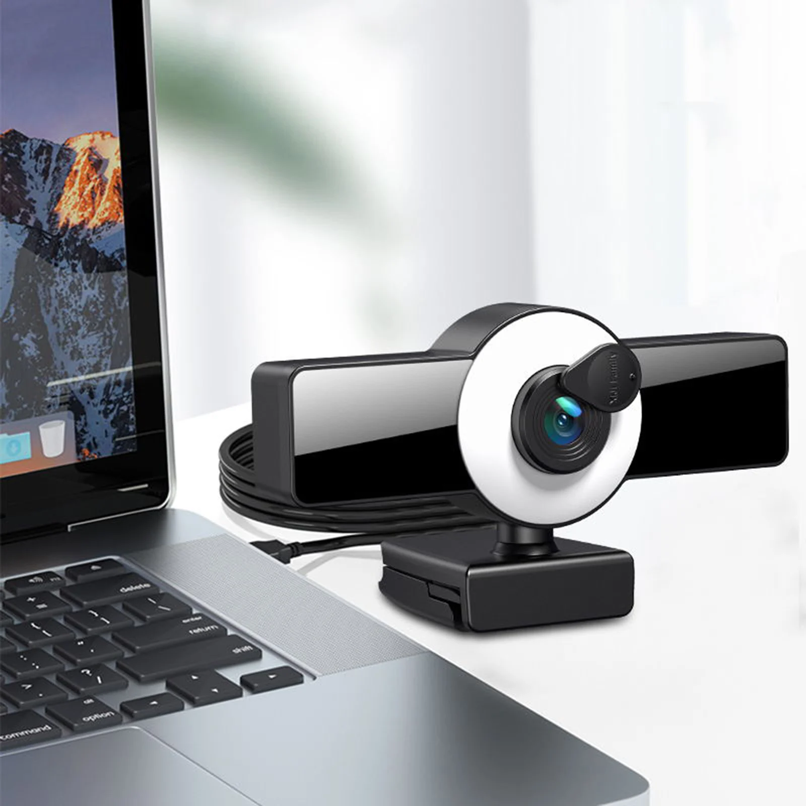 Web Camera 120-degree Wide Angle Plug and Play for PC Live Streaming Gaming Web Camera 120-degree Wide Angle Plug and Play for PC Live Streaming Gaming
