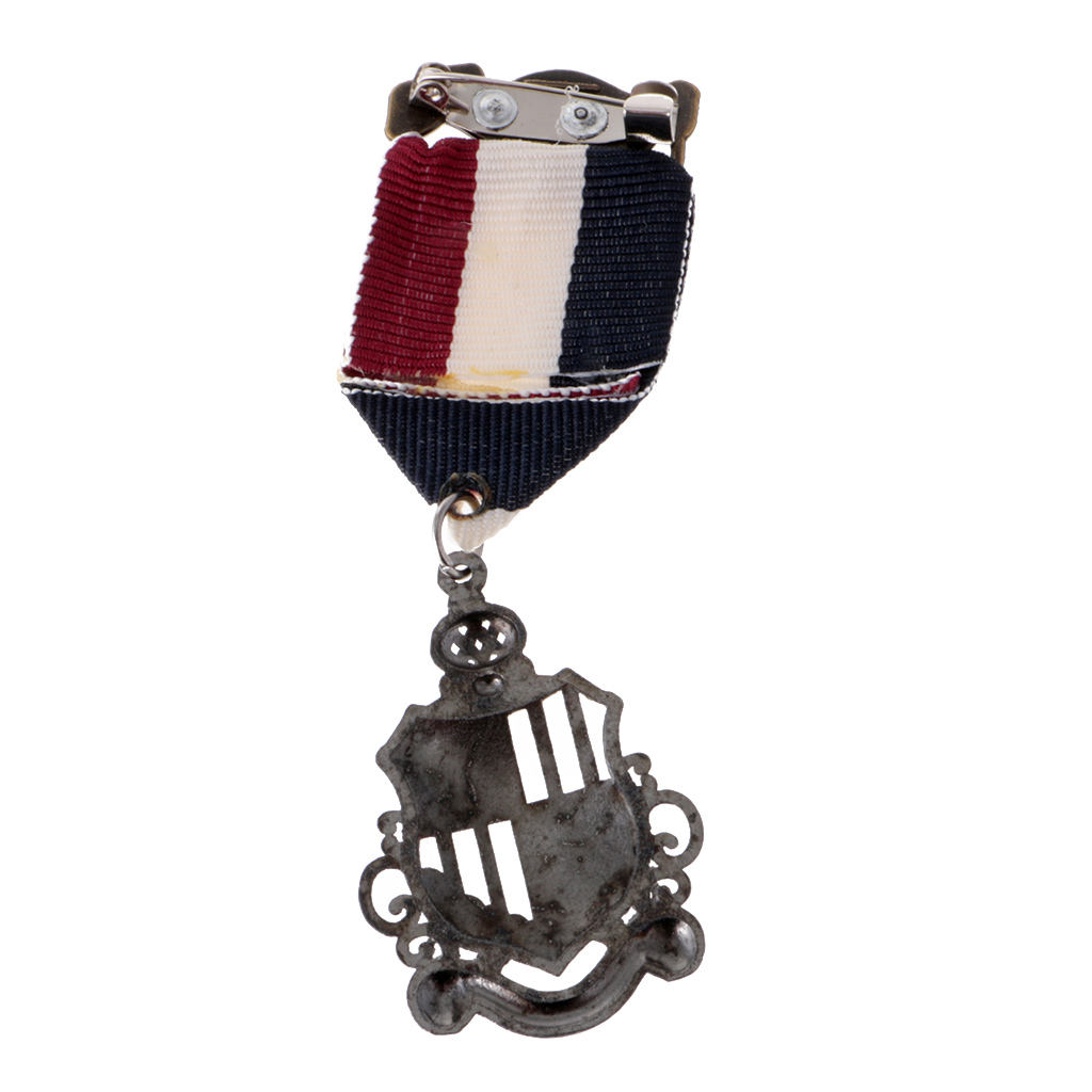 Vintage Steampunk Mens Badge Brooch Pin Metal Medal Costume Party Clothing Decoration