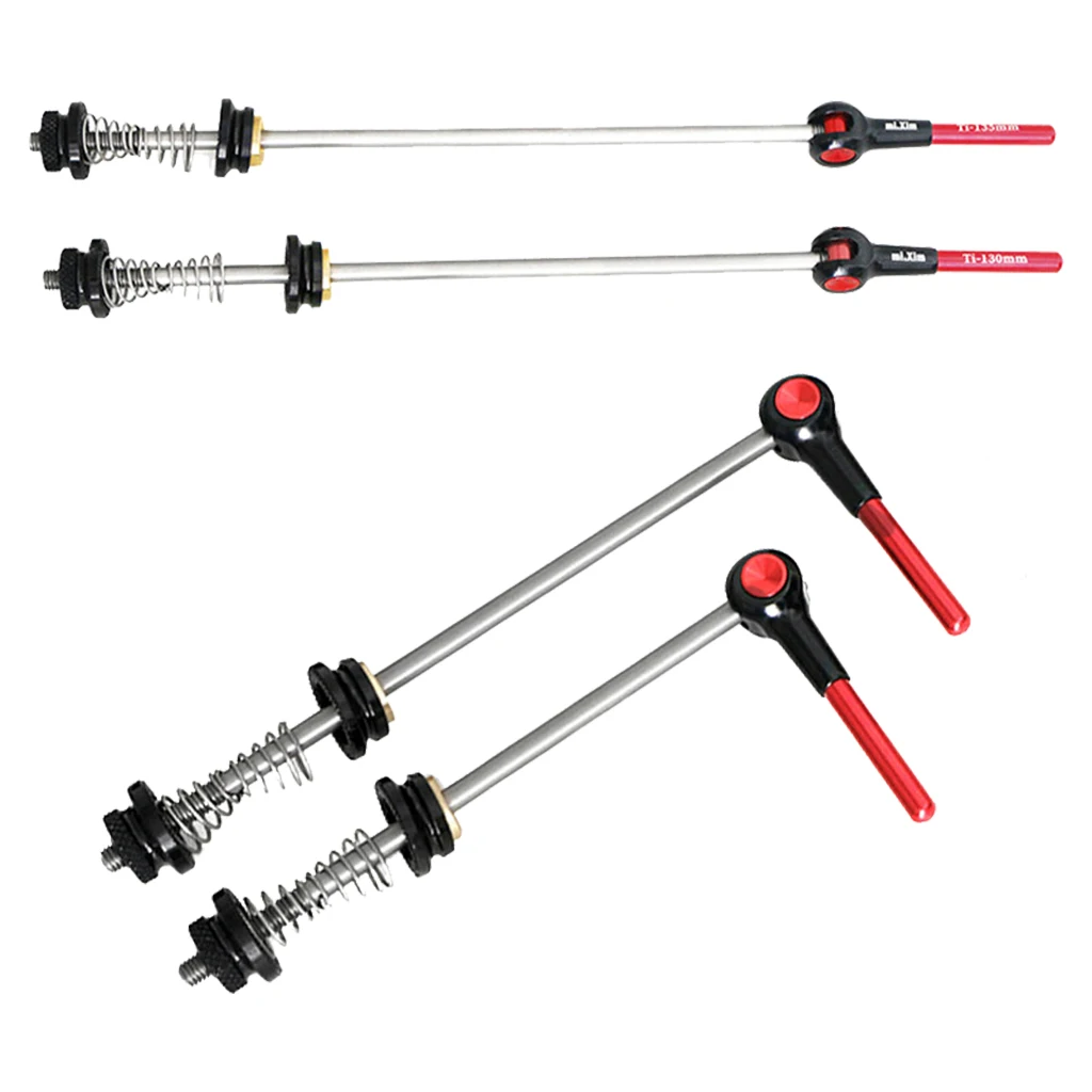 Bicycle Quick Release Clip Tool MTB Road Folding Bike Wheel Hub Front/Rear Skewers 74/100/130/135mm Front/Rear Bike Skewer