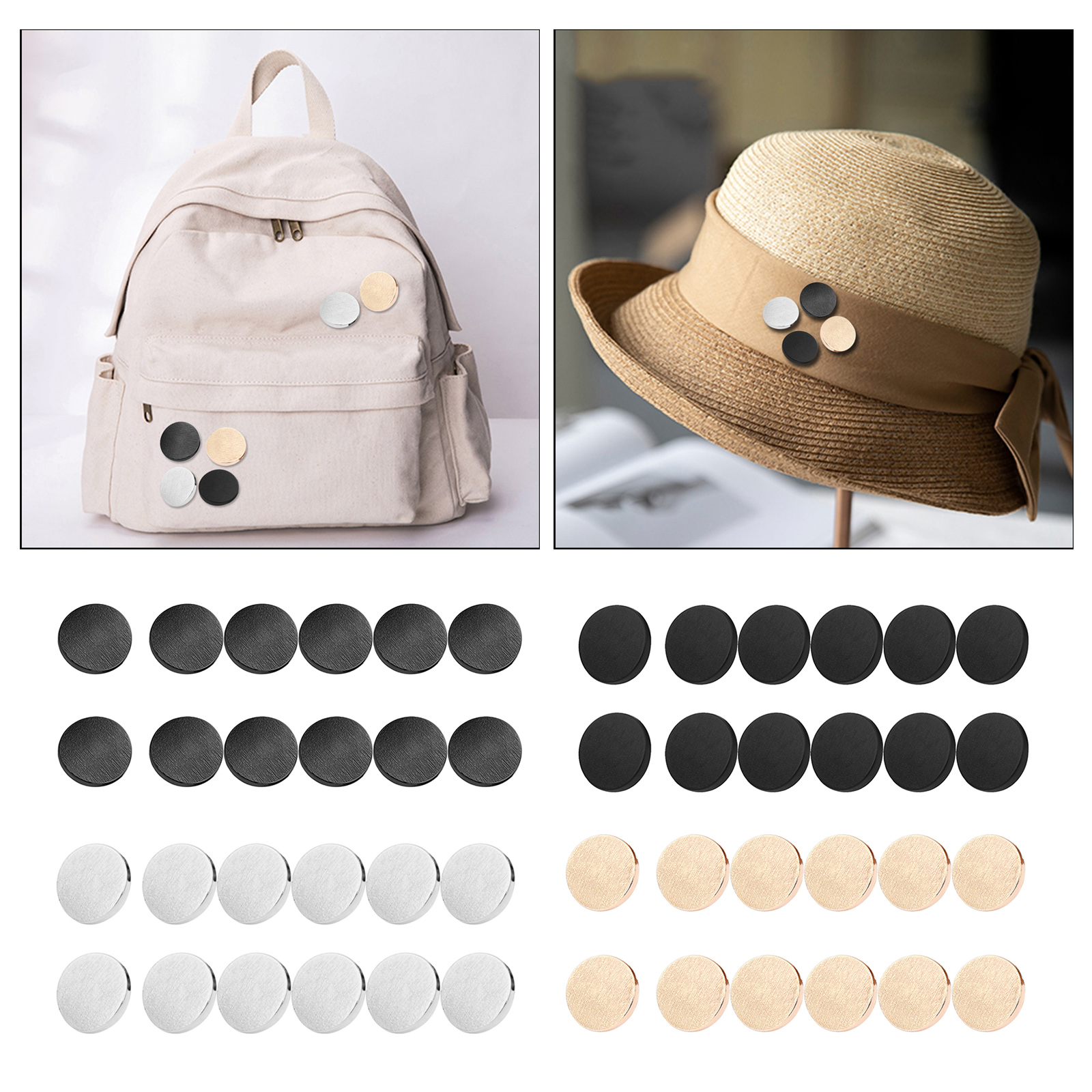 12x Snap Fastener Metal Pants Buttons Clothing Jeans Perfect Fit Adjust Button Self Increase Reduce Waist 18mm Free Nail Sewing