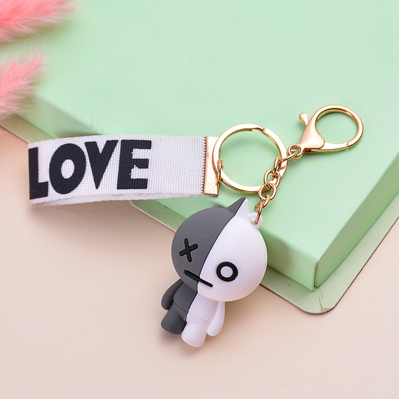 Key Chain Fashion Handbags Accessories Popular Car Accessories Korean Style Originality Lovely Cartoon Wholesale Men Women