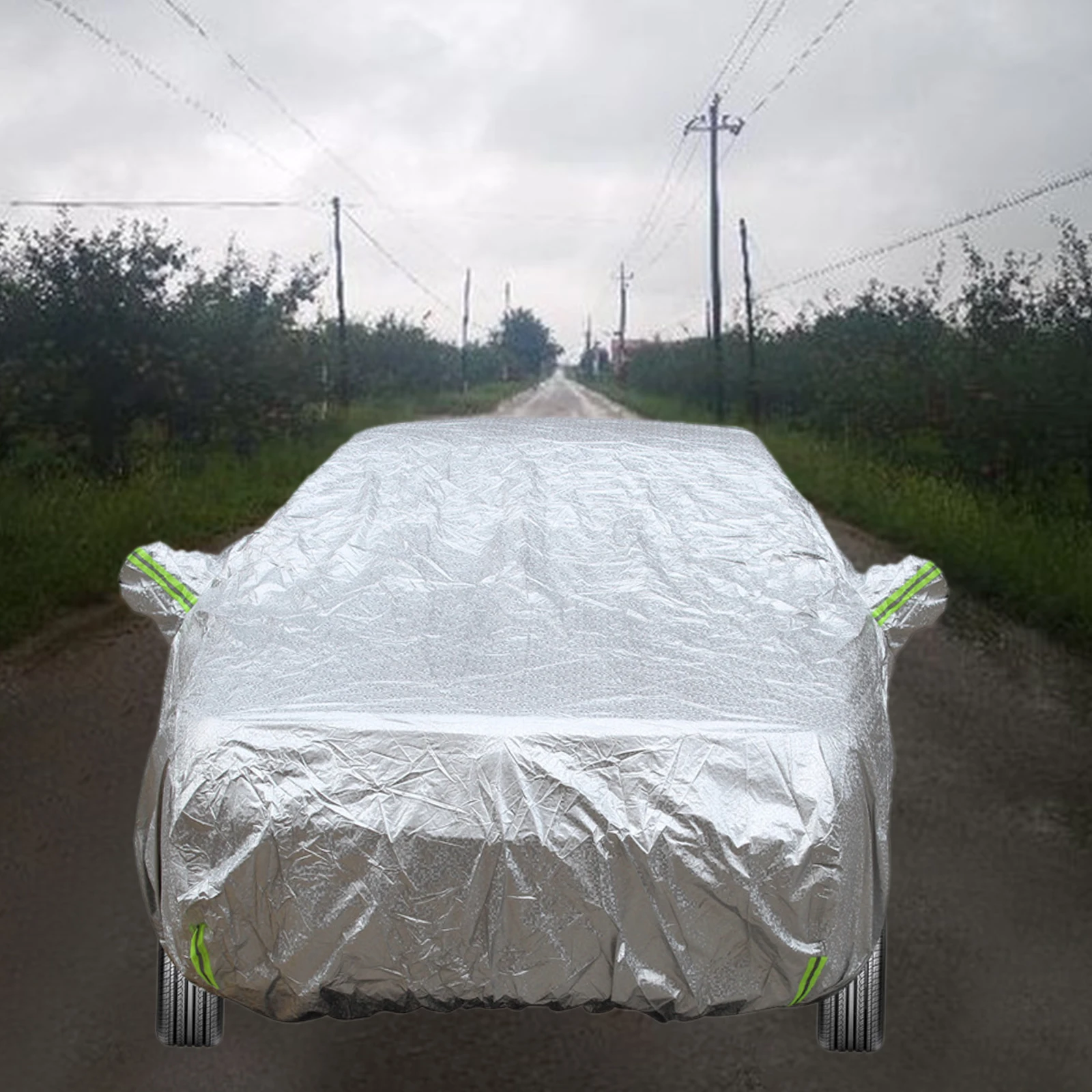 Full Car Cover Waterproof Rain Dust Sun UV Resistant Sunshade Protector All Weather Protection Scratchproof Breathable