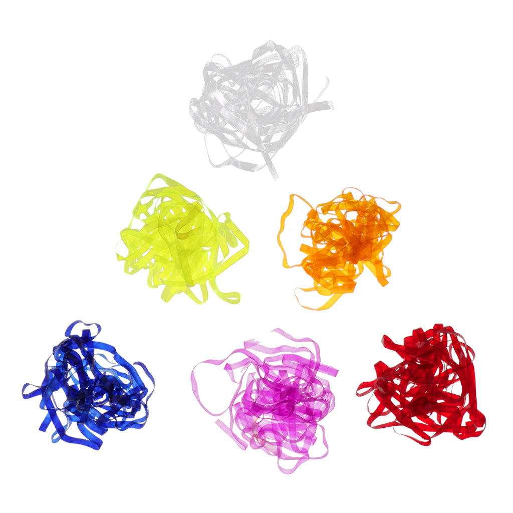 6Pcs 3MM Width Elastic Scud Back/Nymph Stretch Sink Skin for - Fly Tying