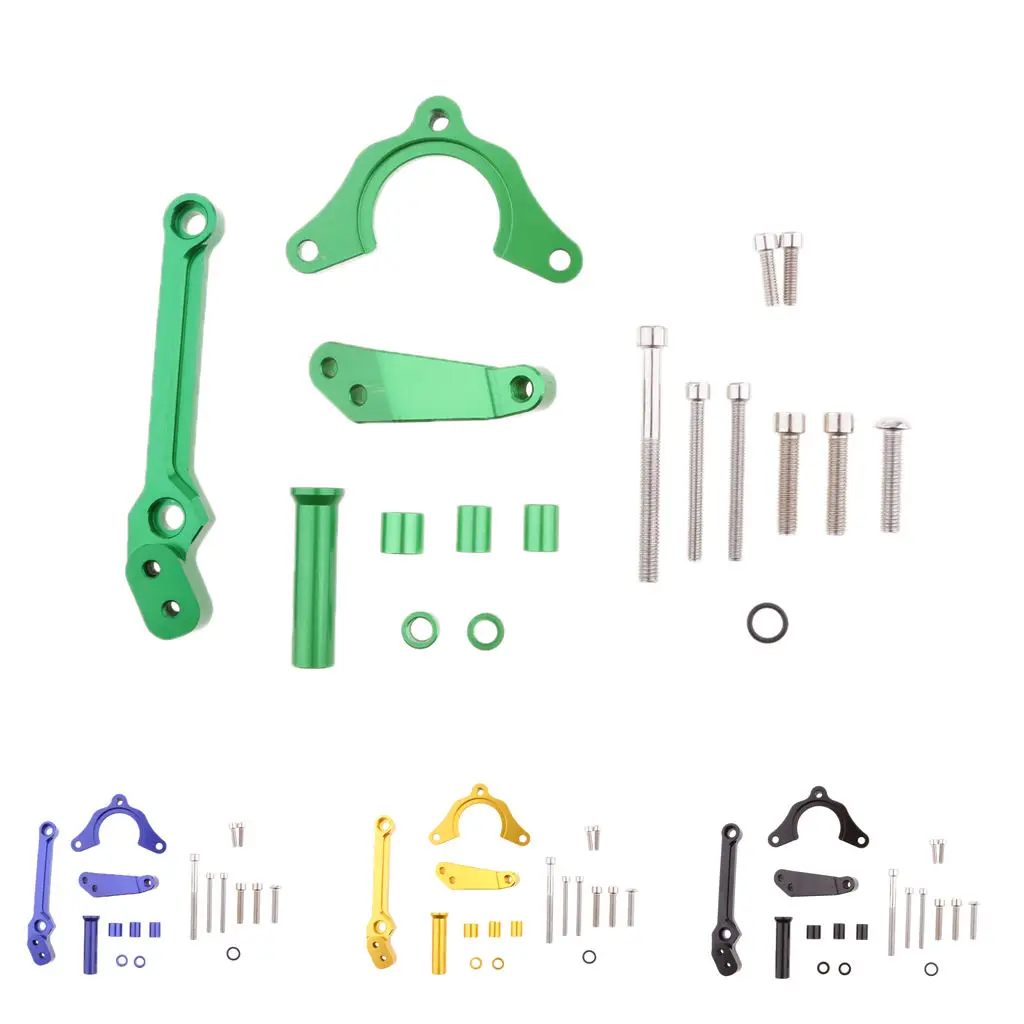 CNC Steering Damper Stabilizer mounting Bracket Kit for Kawasaki Z900