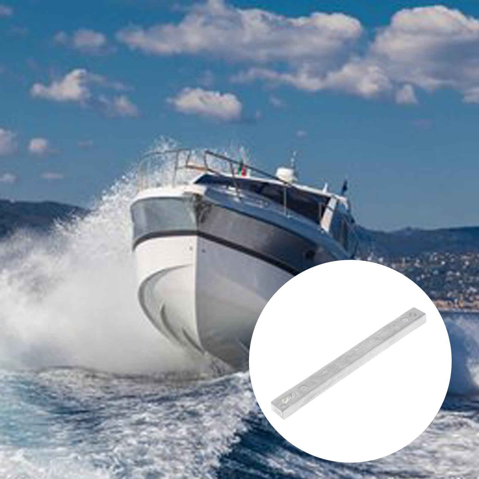 8252711 Anode Power Trim, Bracket Power Trim Zinc Anode for Mercury 25HP 50HP 7-1/2