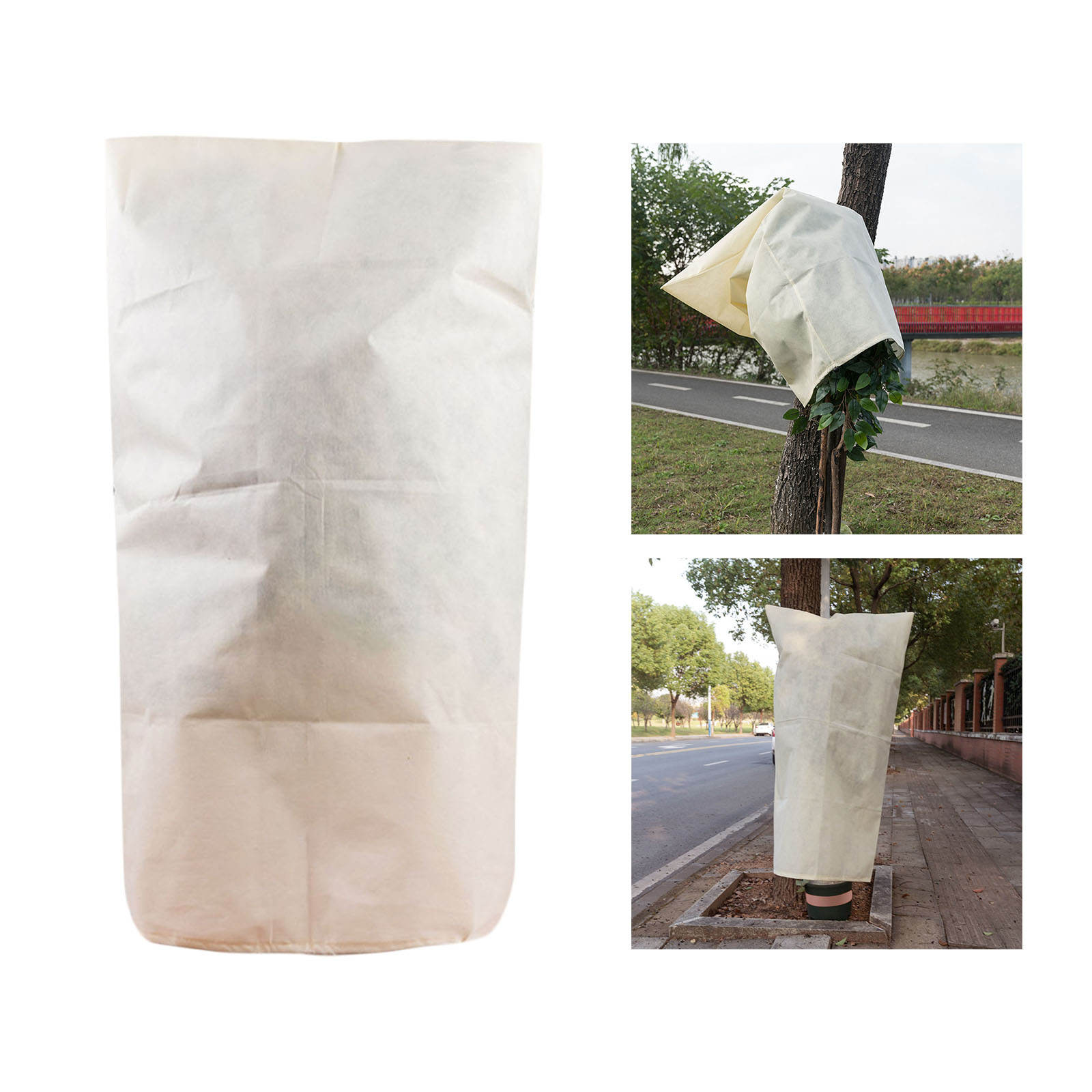 80x120cm Plant Covers Thickened Tree Blanket Jacket Frost Cloth for Outdoor Yard Shrubs Trees Potted Plants