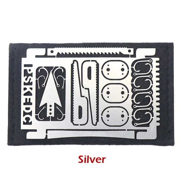 Multifunction Card Survival, Outdoor Camping Tool Card