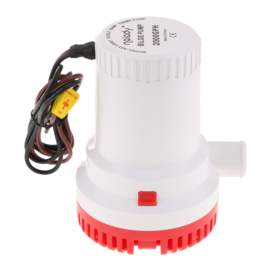 1 Piece Bilge Pump Electric Bilge Pump for Fishing Boats, Cruisers,