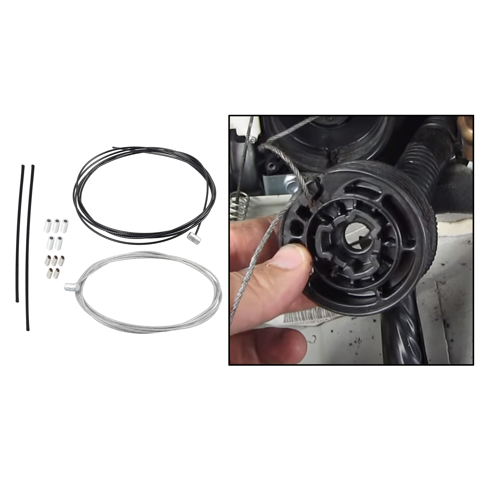L & R Sliding Door Cable Repair Kit Part Assembly for Honda 72010-TK8-A12