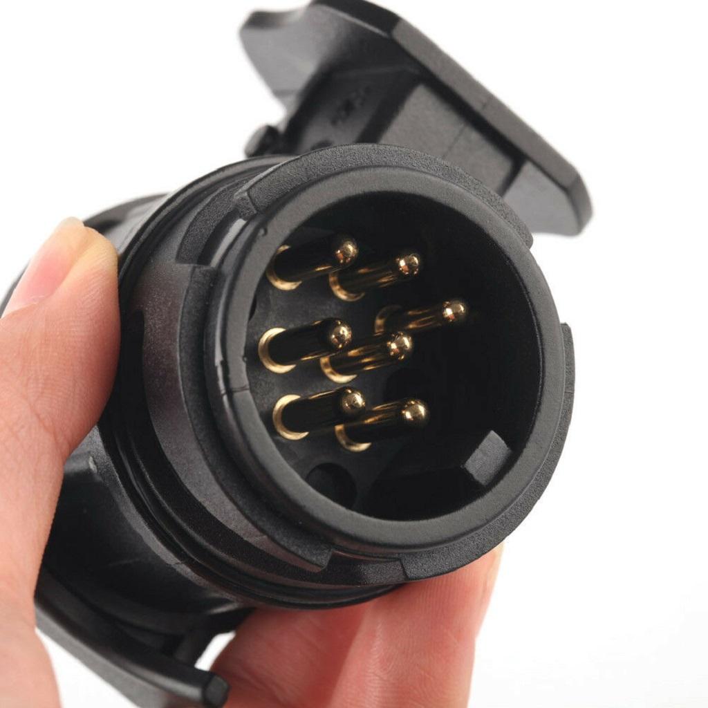 1 Packs Truck Caravan 13 Pin To 7 Pin Towbar Towing Plug Adapters Converter