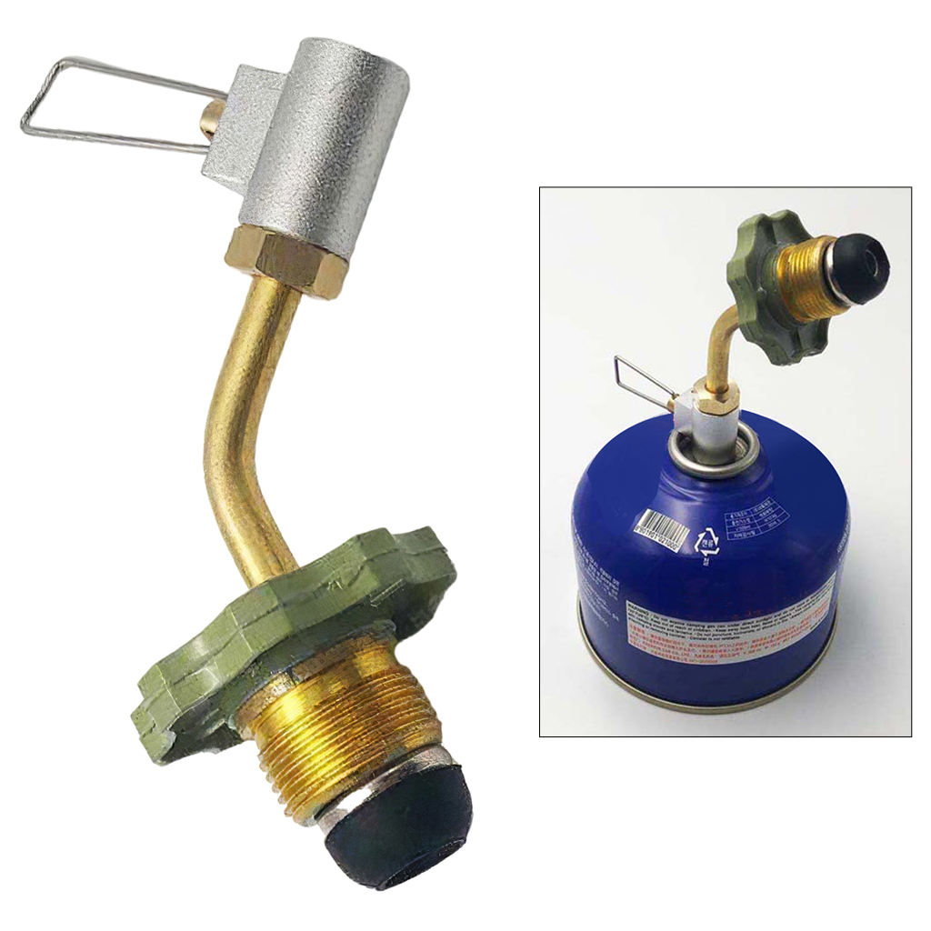 Outdoor Camping Gas Stove Propane Refill Adapter  Cylinder Hose Connector  for Outdoor Cooking, Camping, Hiking, Backpacking