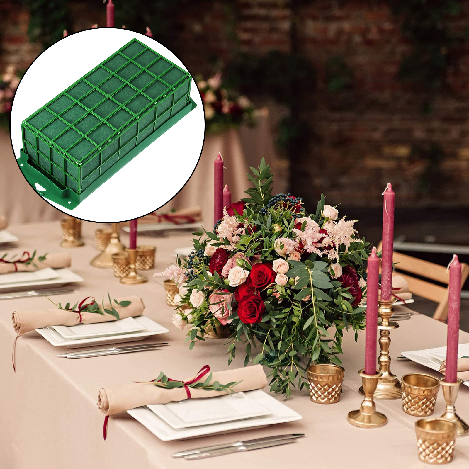 Floral Foam Brick Plants 23x11x8cm Foams Base DIY Wedding Craft Decorations