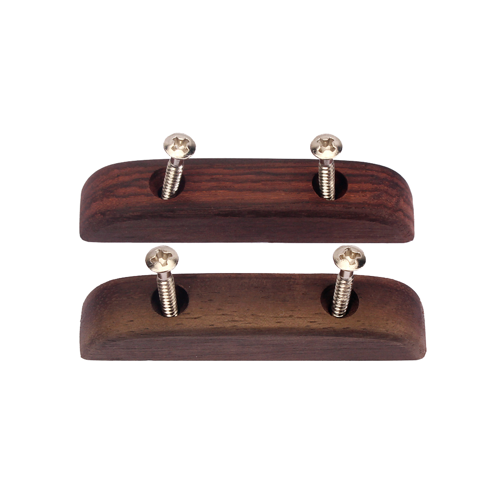 Rosewood Thumb Rest With 4pcs Fixing Screws For Bass Guiatr 66 X 14 X 13mm