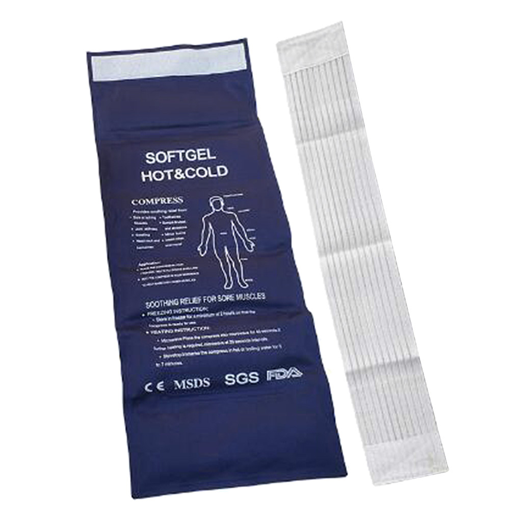 Reusable Hot Cold Gel Pack Ice Pad Knee Shoulder Back Therapy Wraps Fatigue