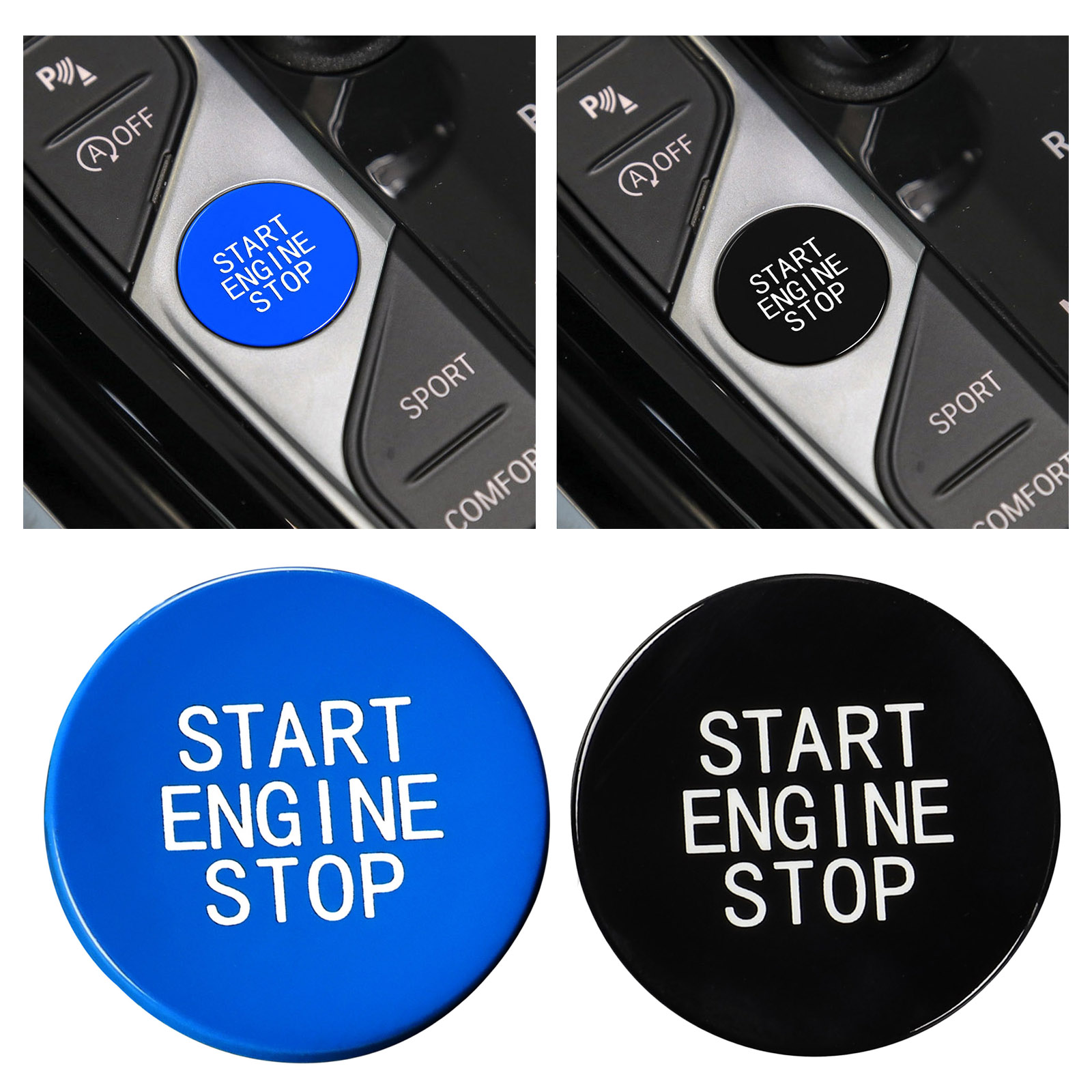 Auto Start Stop Push Button Protection Cover for G20 330i G07 X7 G29 Z4