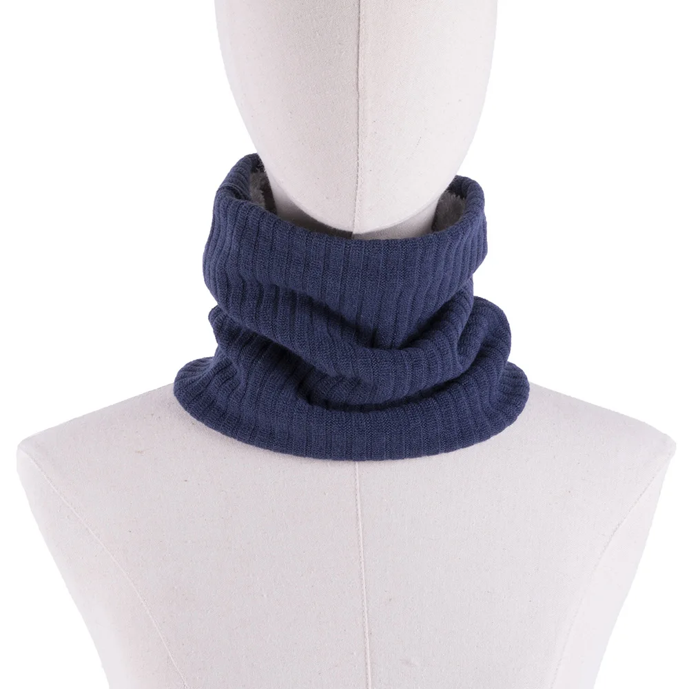 Ladies Winter Scarf Plus Velvet Thick Warm Scarf Unisex Outdoor Riding Cold-proof Neck Protection Bib Male High-quality Cotton wool scarf mens