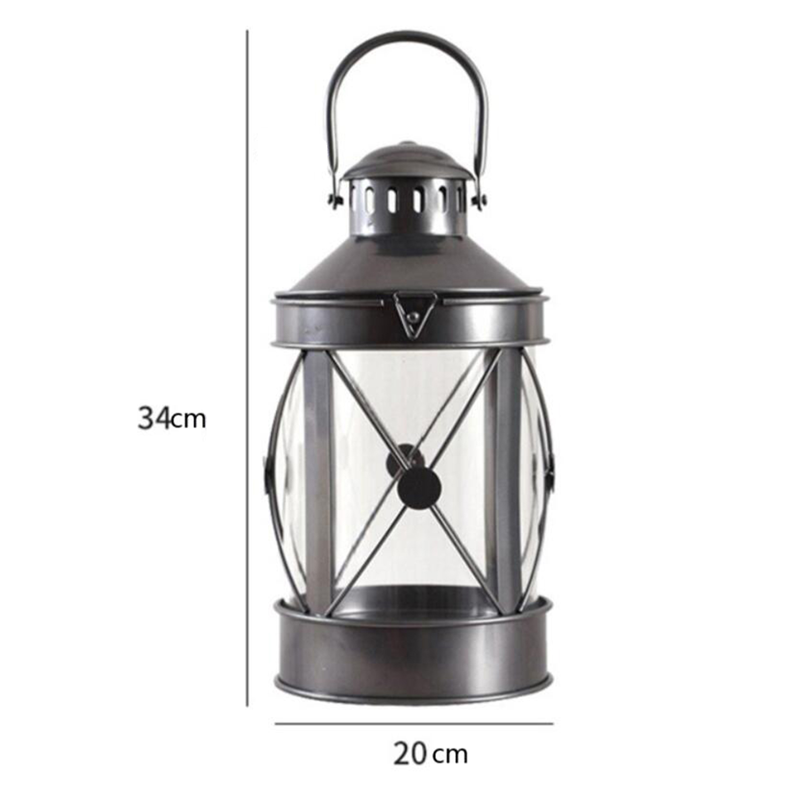 Metal Candle Lantern Tealight Holders Ornament European Simple Vintage Style