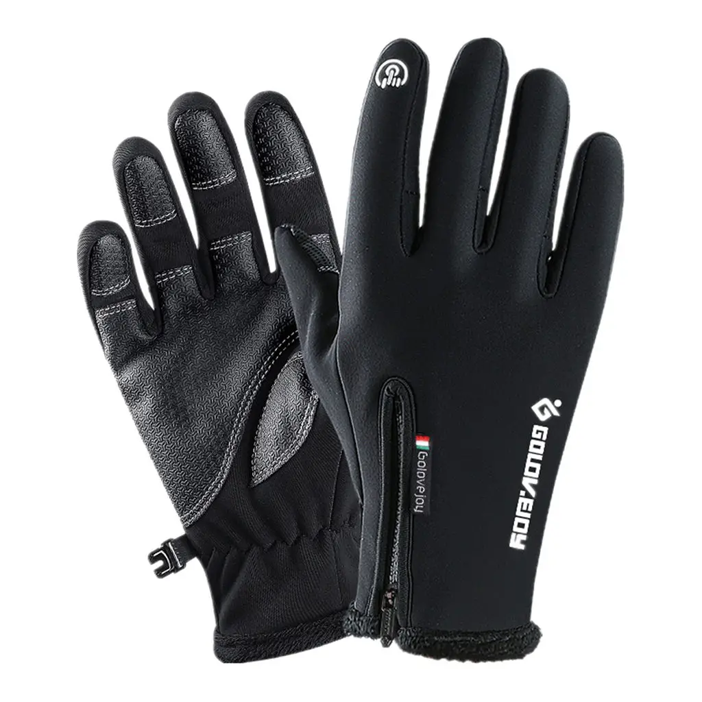 Windproof Fishing Hunting Cycling Gloves Winter Warm Gloves Black Neoprene Gloves