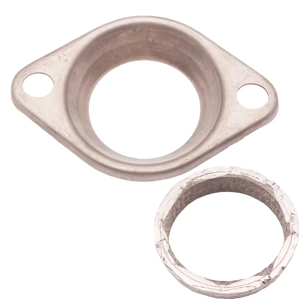 Universal Exhaust Gasket High Temperature Downpipe Engine Collector + Donut Gasket