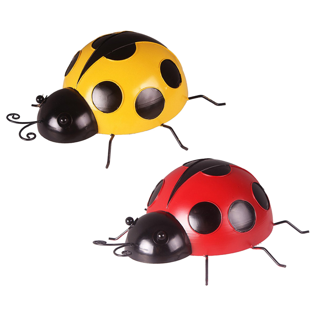 2Pcs Bee  Garden Lawn Miniature Figurine Decoration Ornament Tree Top Decorations DIY Craft