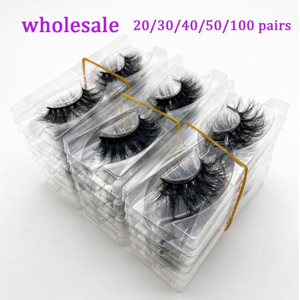 Best of Wholesale 20 / 30 / 40 / 50Pairs Eyelashes 3D Mink Lashes Handmade Fluffy Dramatic Lashes Cruelty Free False Eyelashes Makeup Lashes Reviews & Tips