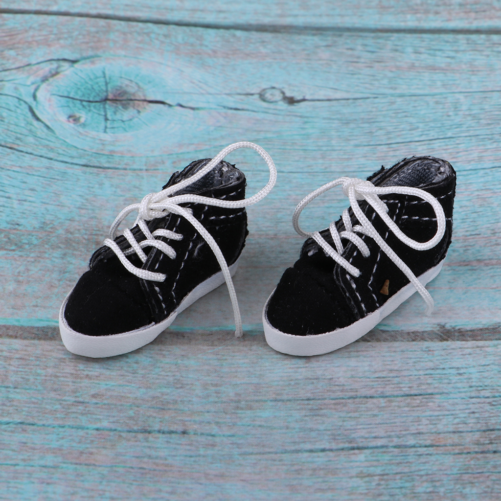 Fashion Lace Up Canvas Casual Shoes for 1/6 Blythe Doll Clothes Accessories