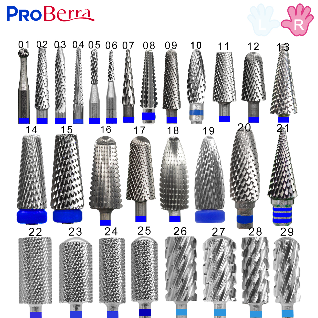 Best of NAILTOOLS Right Hand Promotion Type Carbide Tungsten Barrel Stable Shank Accessories Cutter Pedicure Nail Milling Drill Bits Reviews & Tips