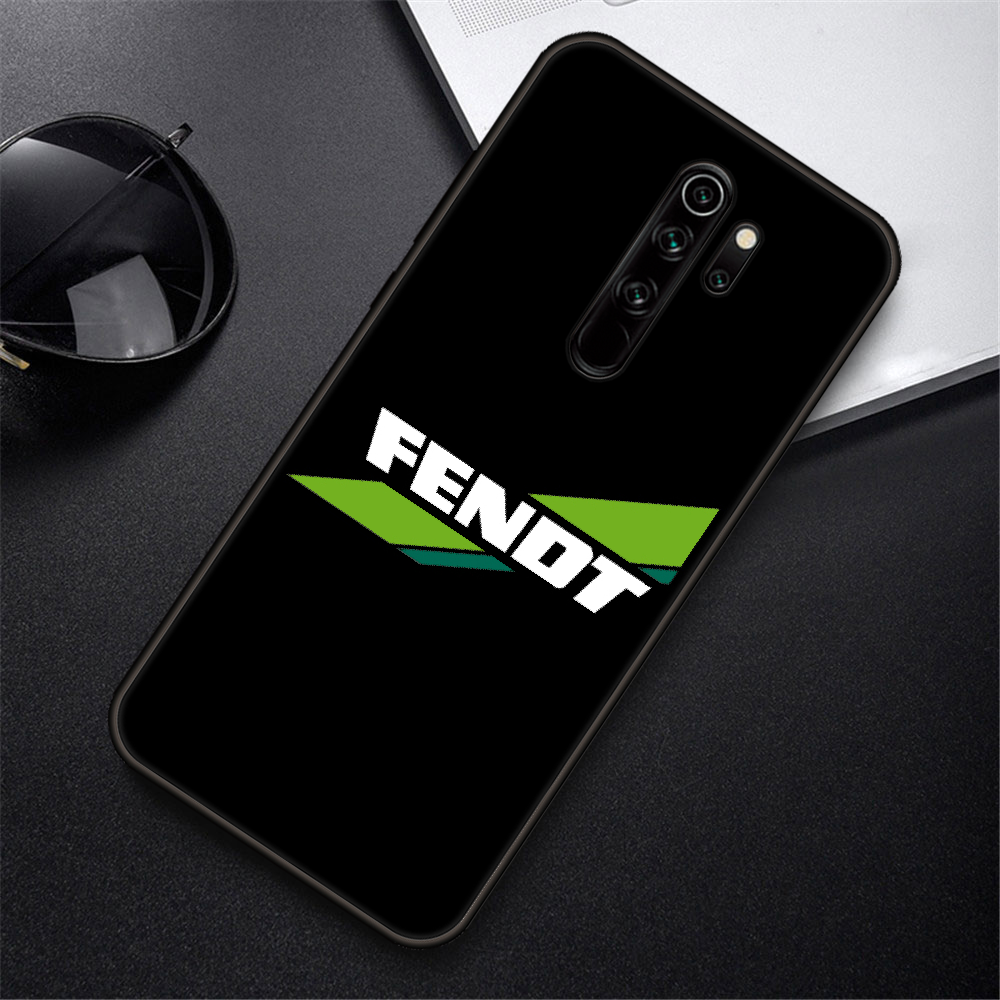 Phone Case For Xiaomi Redmi Note 8 8T 10 9 9S 7 6 Pro xiaomi 9 9A 8 8A 7 6  Black Cover Shell 3D Bumper Tpu Coque fendt Tractor