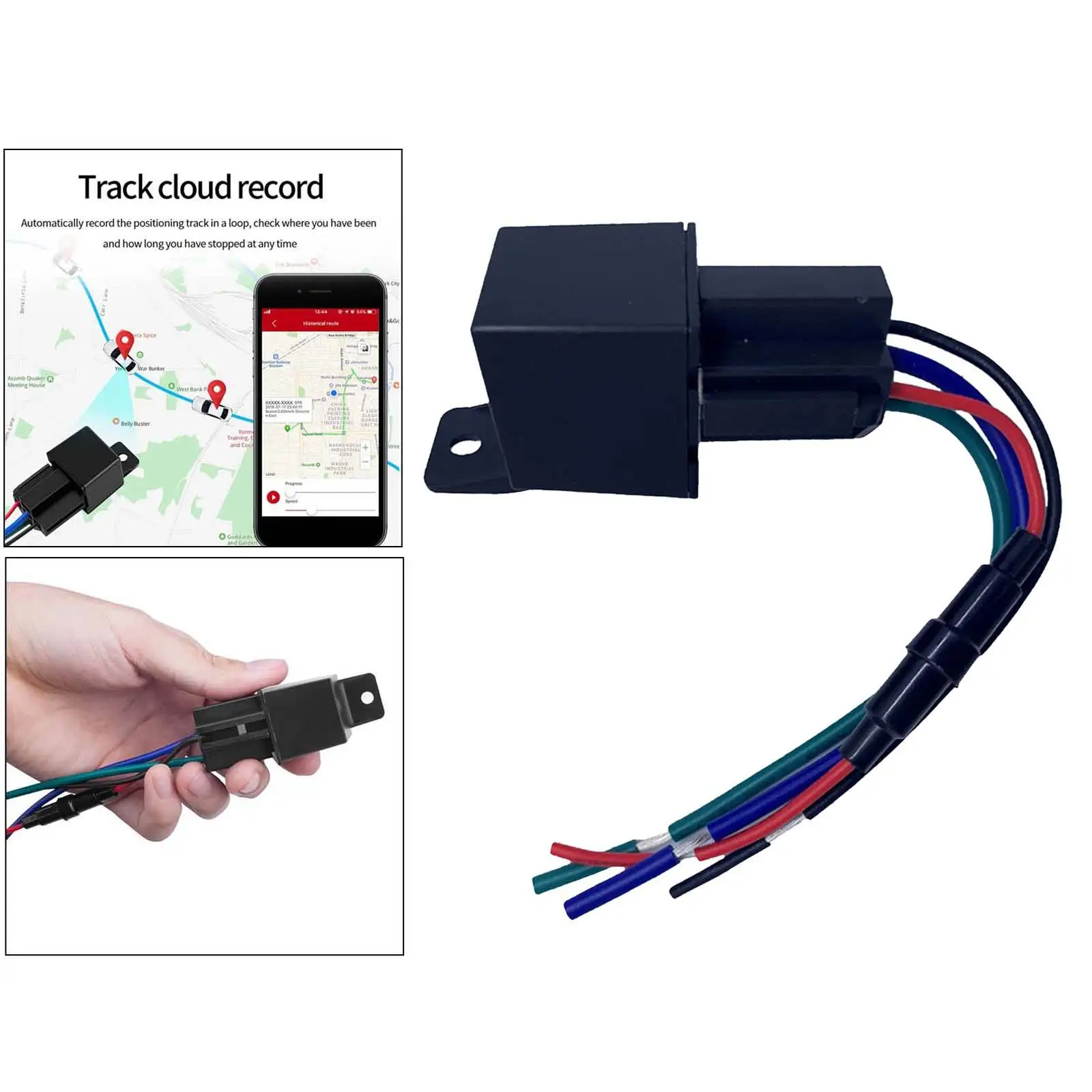 Relay GPS Tracker Car Remote Control Anti-theft Shock Overspeed Alarm Cut Oil GPS Vehicle GPS Car Tracker