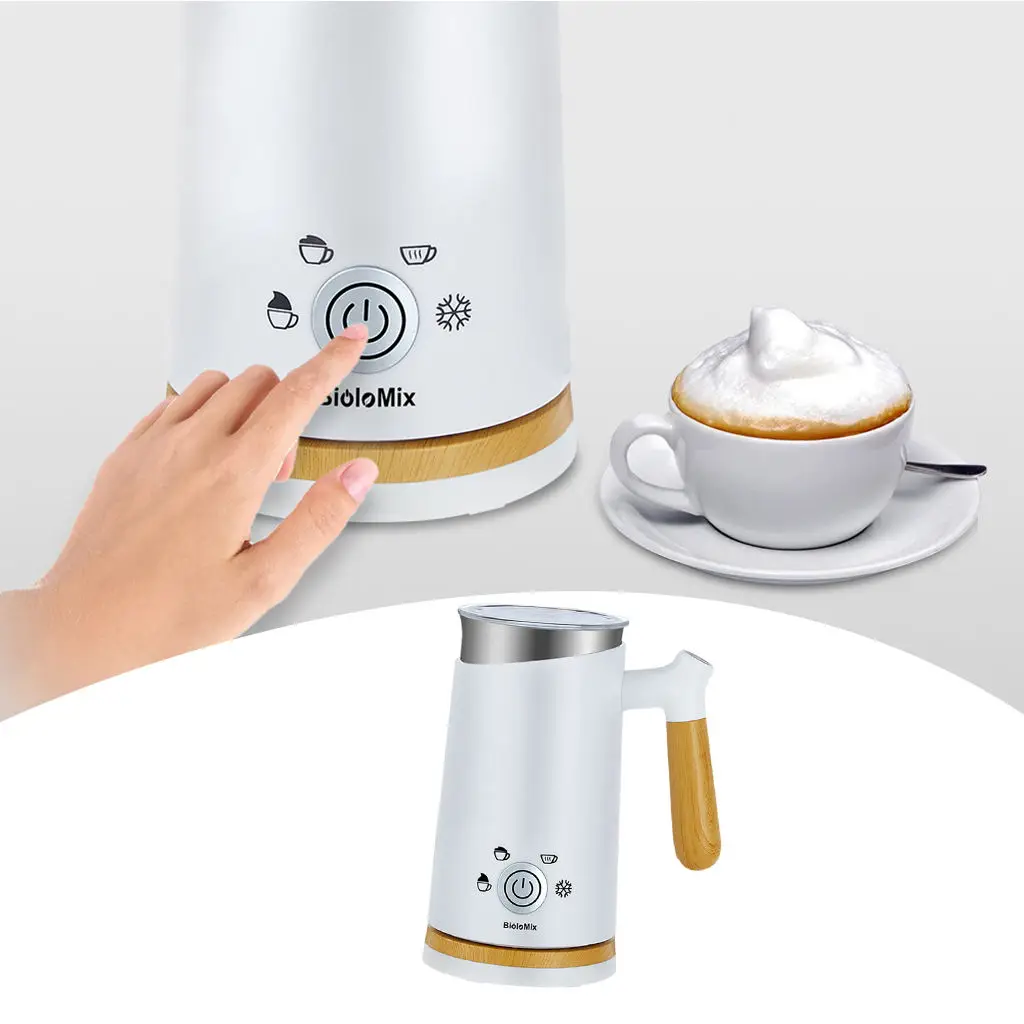 Automatic 500W Electric Milk Frother Warmer Foam Maker for Latte Cappuccino