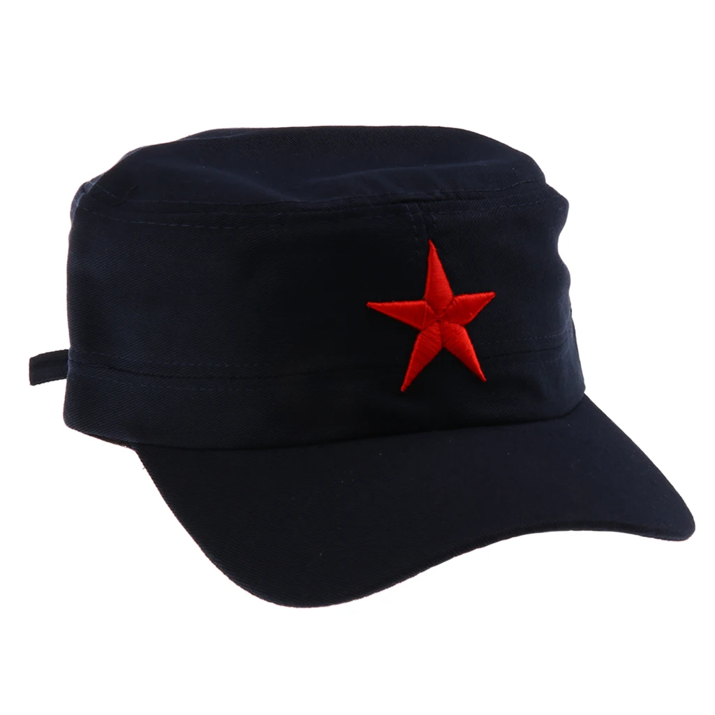 Cotton Red Star Tactical Hat Men Women Outdoor Military Cap Camping Hiking Travel