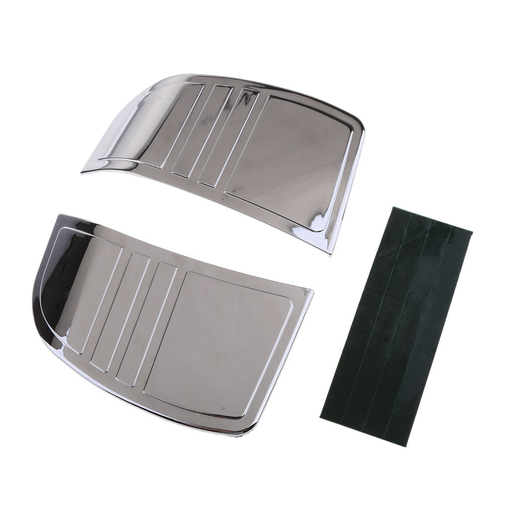 Sliver Front Tri Line Stereo Trim Cover For Harley Touring Model 2014-2015