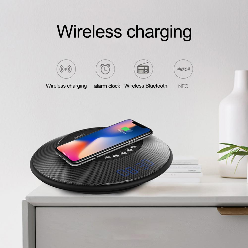 AWEI Y290 Bluetooth Speaker with Wireless Charger Mini Portable Speakers Price in Bangladesh