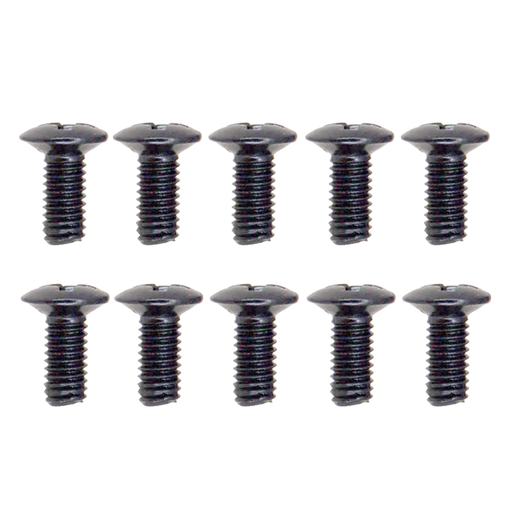 10 Pieces 3/5 Way Guitar Switch Nuts Guitar Pickup Frame Fixing Screws for ST Electric Guitar Parts