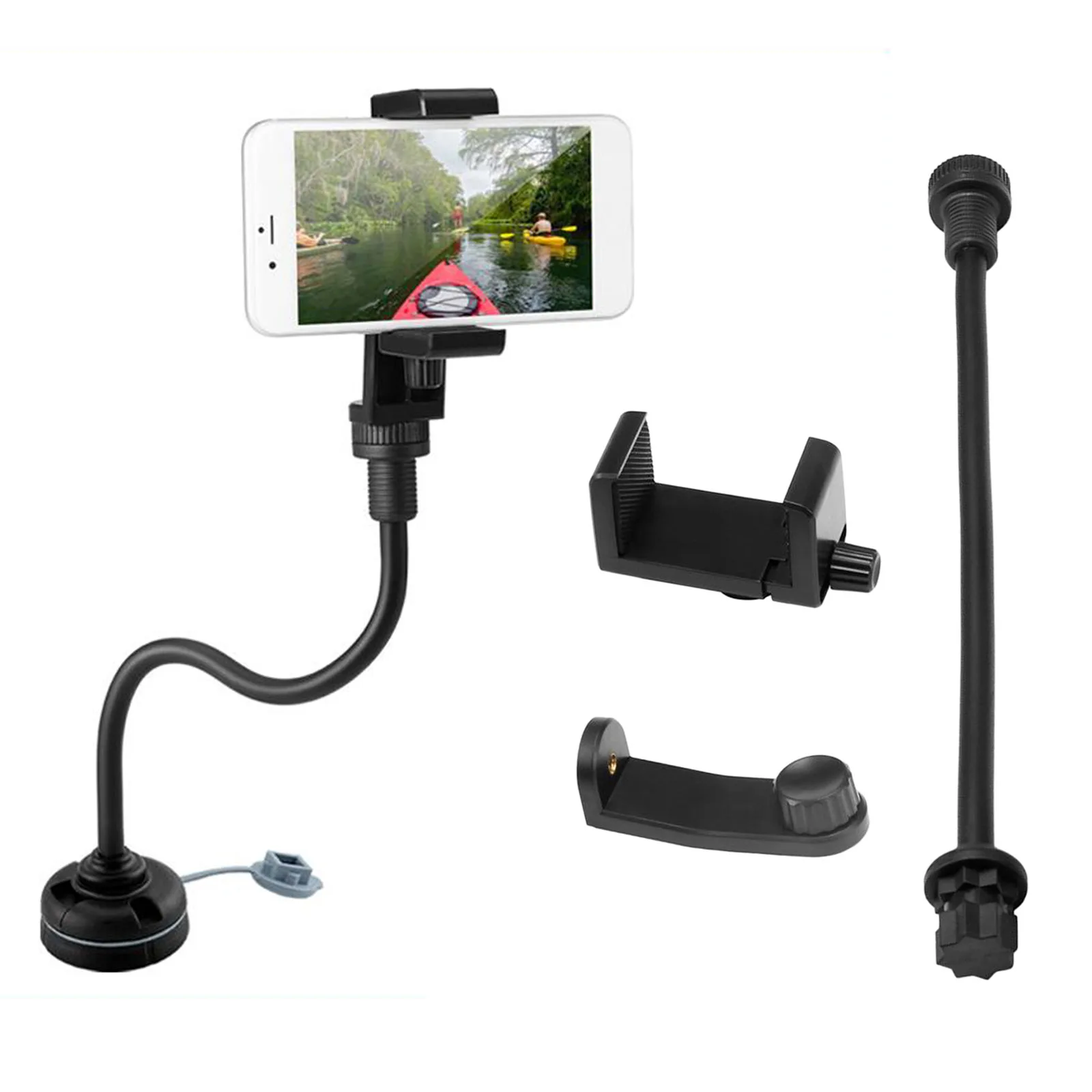 300mm Long Arm Kayak Dinghy Mobile Phone Mount Clamp Holder Fit 2.0-3.5` Width Phones Water Sports Accessories