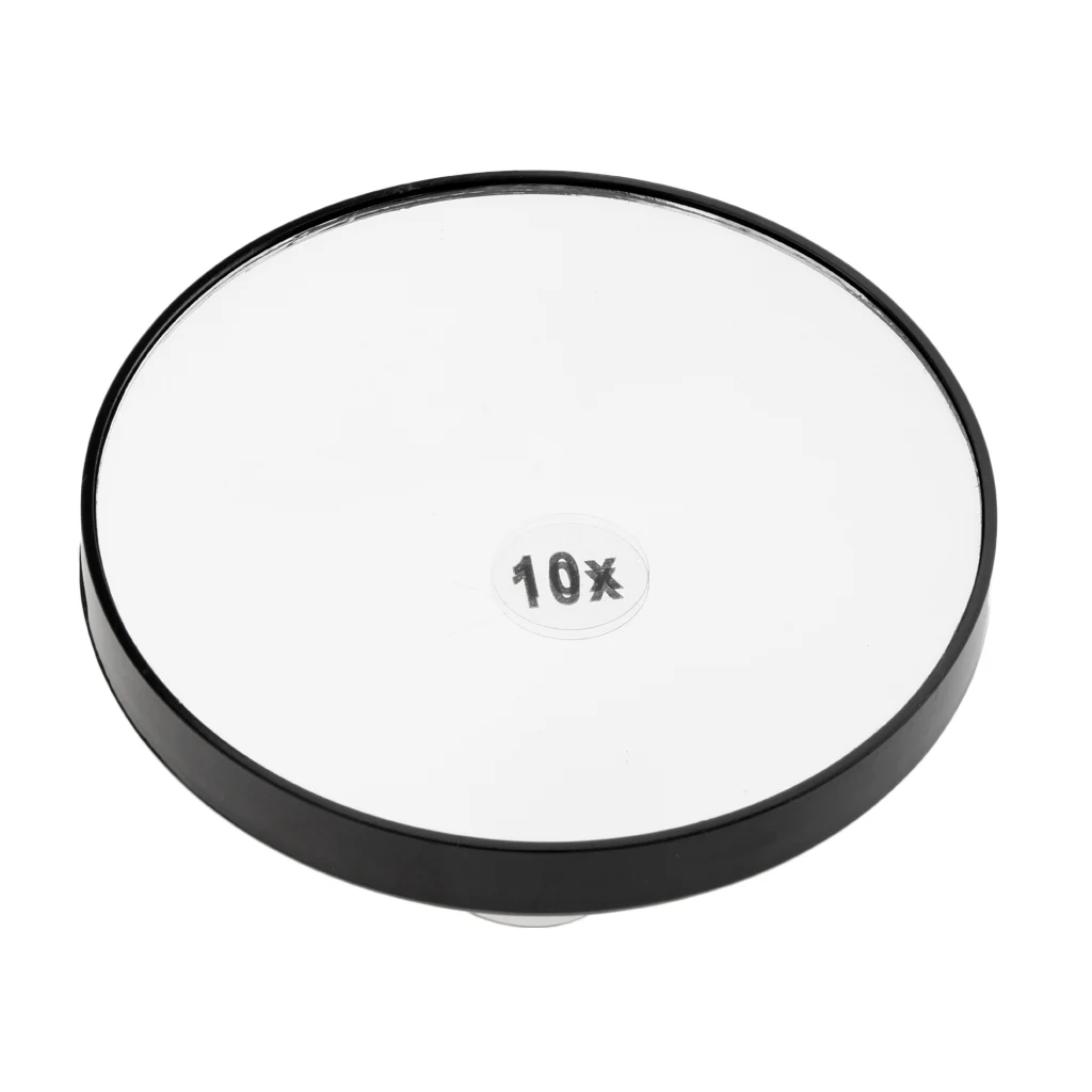 Wall Mount 10X Magnifying Mirrors Suction Cup Portable Mirror For Makeup