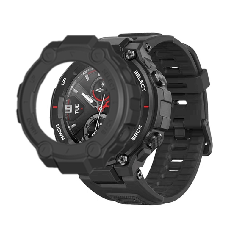 Протектор чехол смарт-часы защитной оболочки подходит для Huawei Amazfit T-REX  Pro A1918 аксессуар | Электроника | АлиЭкспресс
