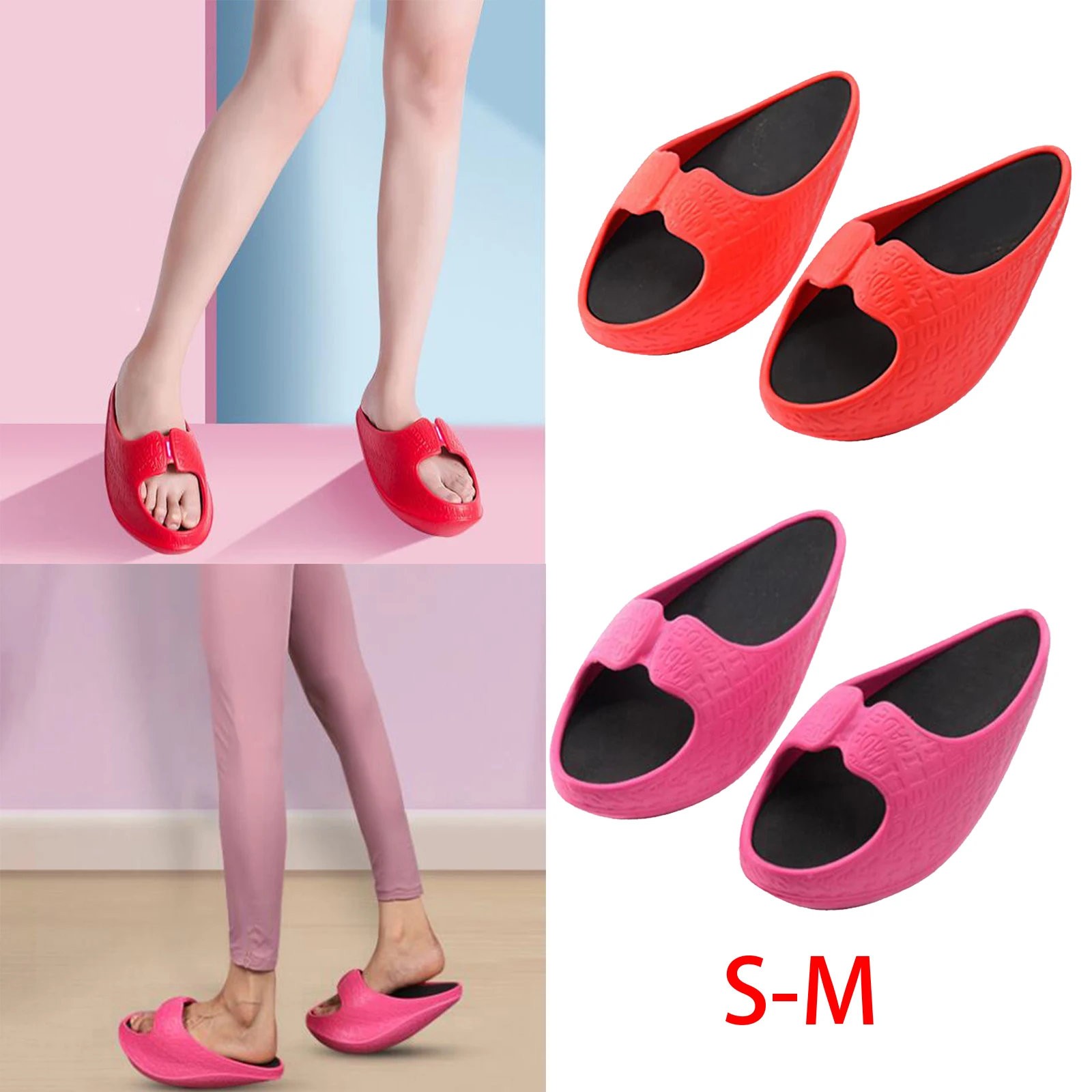 Exercise To Lose Weight Thin Legs Shake Women`s Shoes Slippers Support Exercise Massage Increase Waterproof Thick Bottom