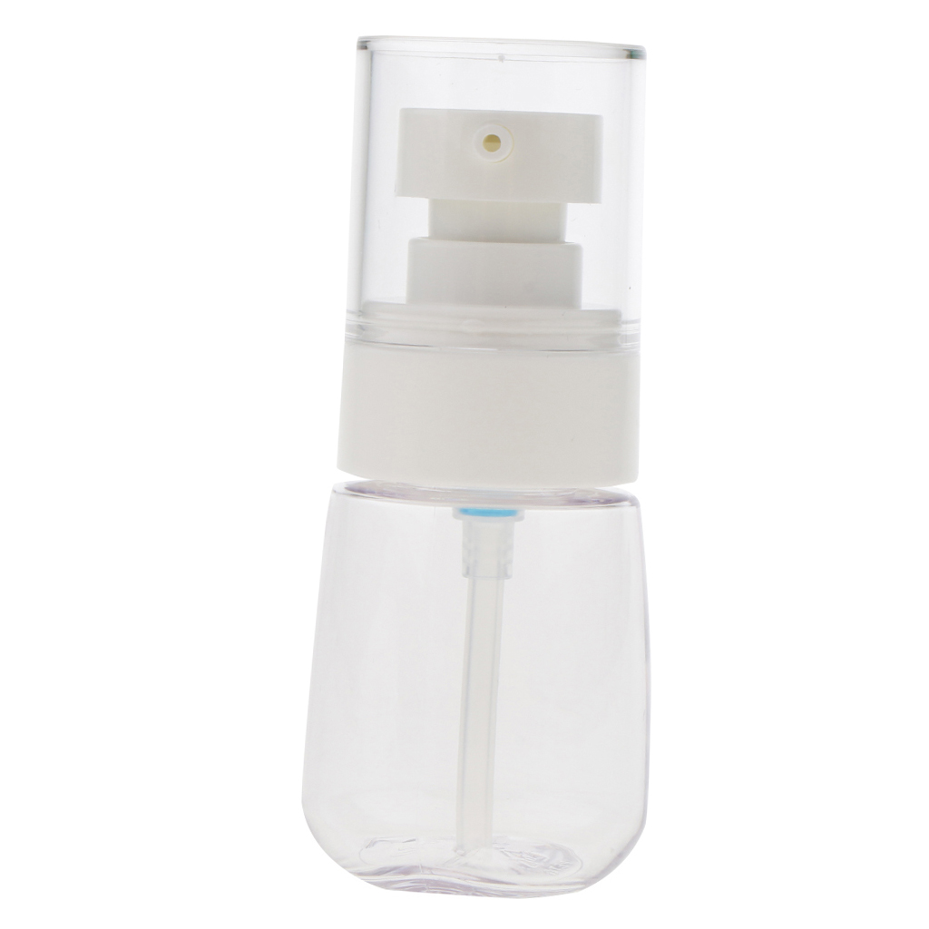 1pc 30/60/100ml Empty Refillable Clear Plastic Bottles Container Makeup Cosmetic Face Cream Lotion Jar Pot