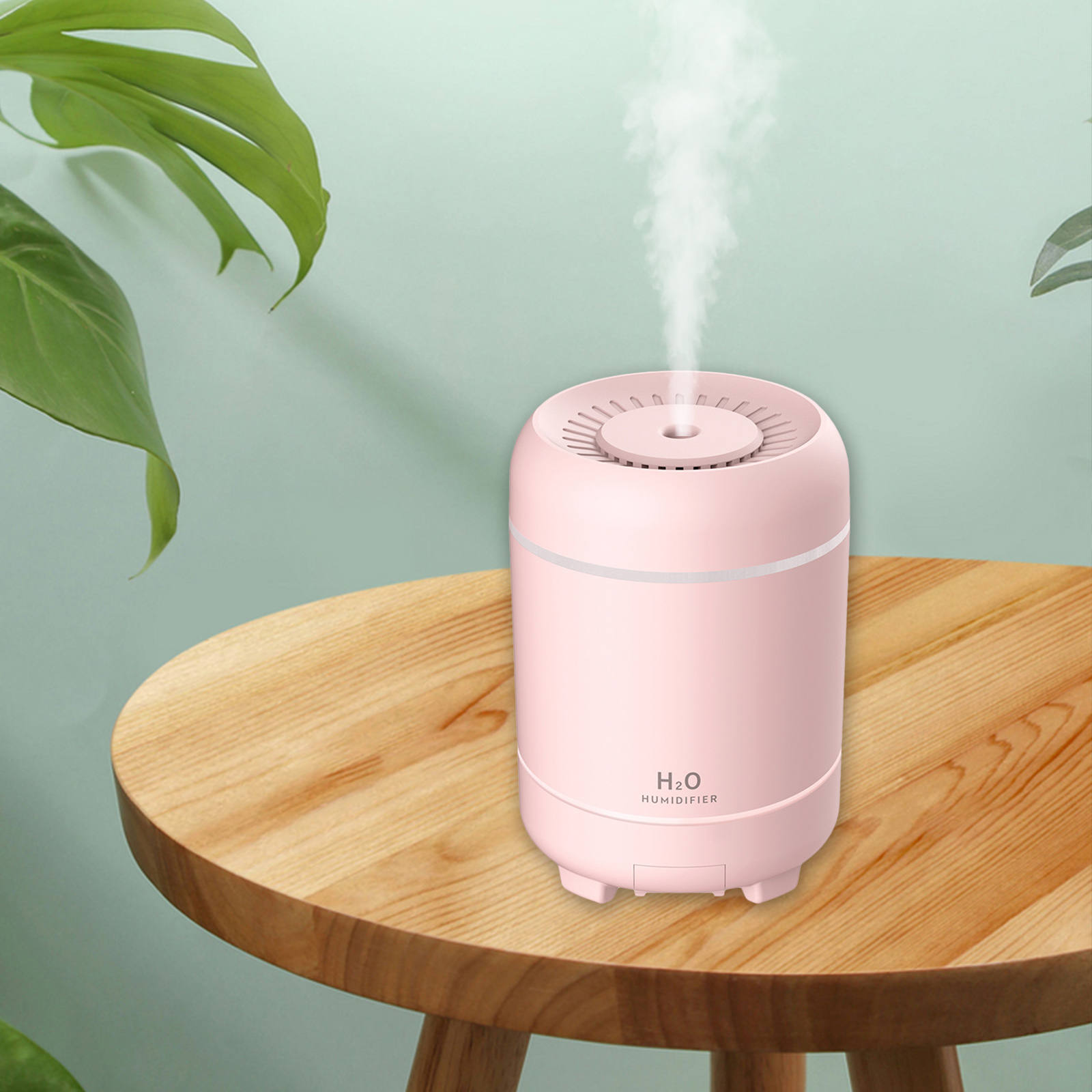 Mini 300ml USB Cool Mist Air Humidifier with Night Light Diffuser USB Rechargeable Quite for Home Bedroom Office Baby Rooms