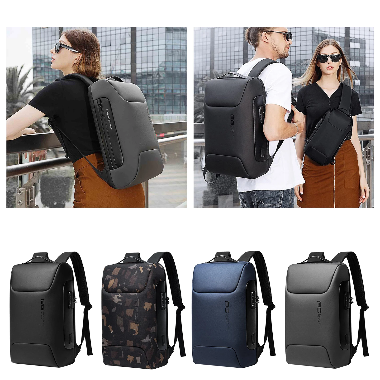 High Quality Laptop Backpack For Men Teenager Computer Travel Business Daypacks Waterproof Daily Short Trip Shoulder Bags