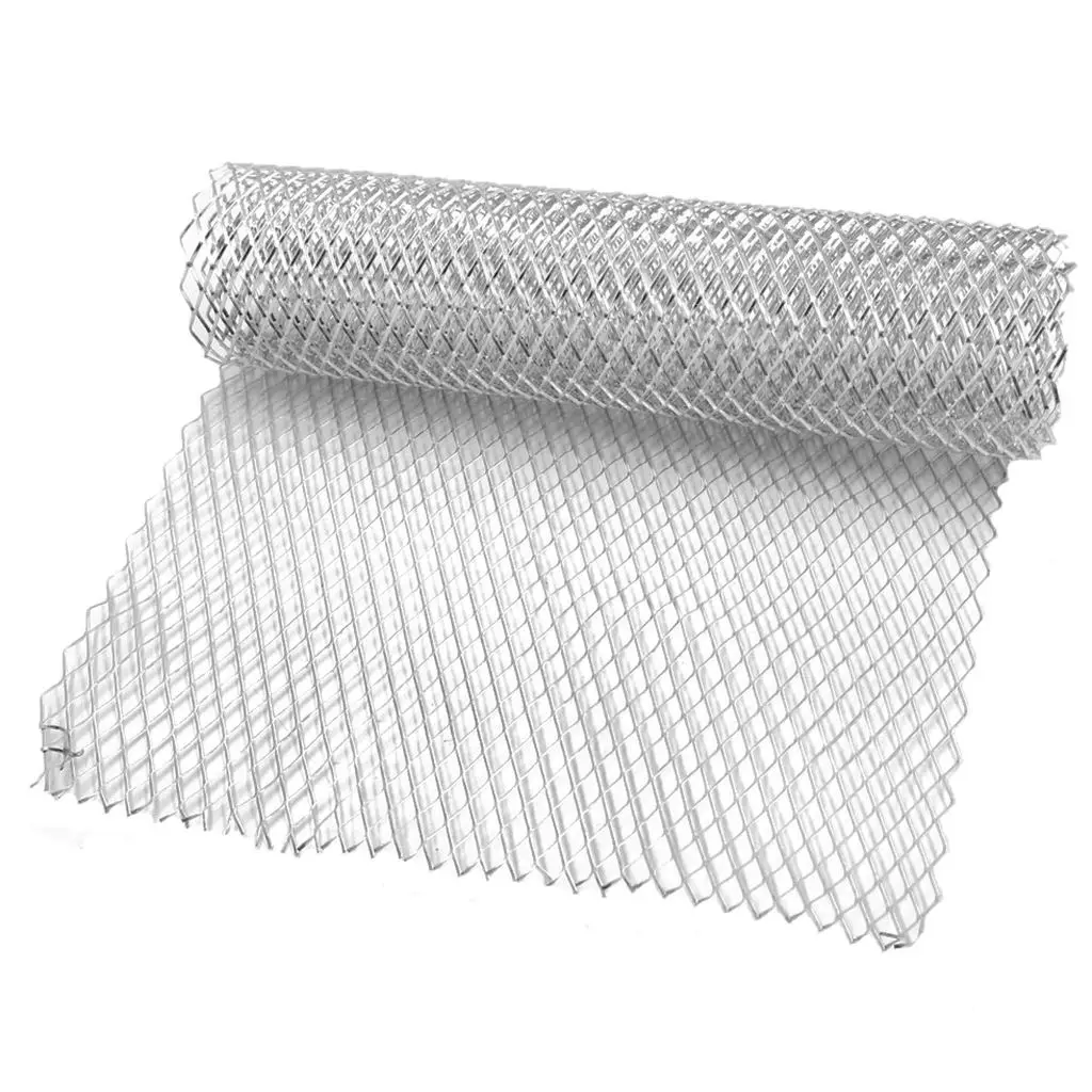 1 Pcs 40x13 Inch Rhombus Shape Grille Mesh Net for Car Grill Bumper 10x20mm For Bumper Body Kit Hood Vent Vehicle Opening Etc