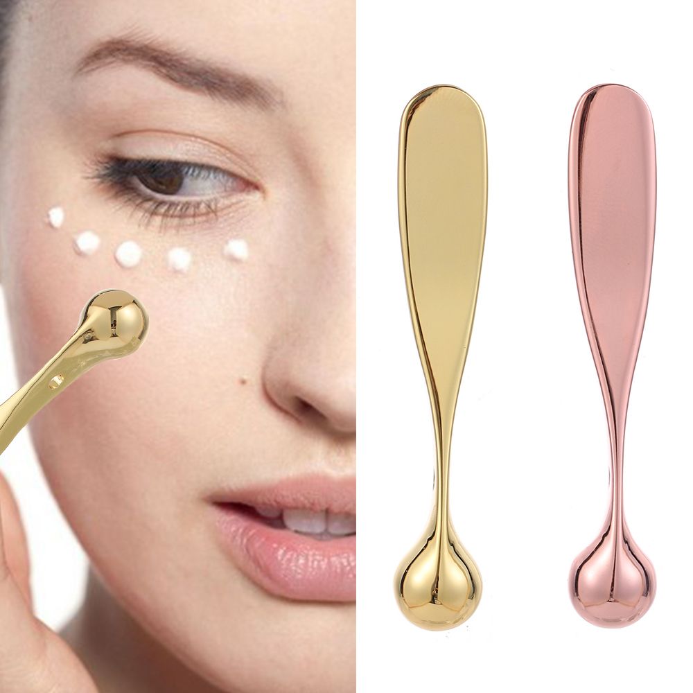 Best of New Metal Face Mask Spoon Anti Wrinkle Eye Cream Applicator Mixing Spatulas Rose Gold Eye Cream Massage Sticks Beauty Scoop Tool Reviews & Tips