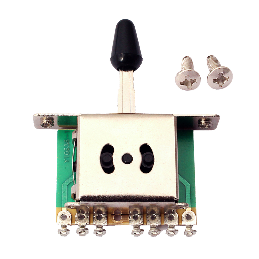 Pickup Toggle Switch - Black Tip 5 Way Switch Pickup Choice For ST Electric Guitar
