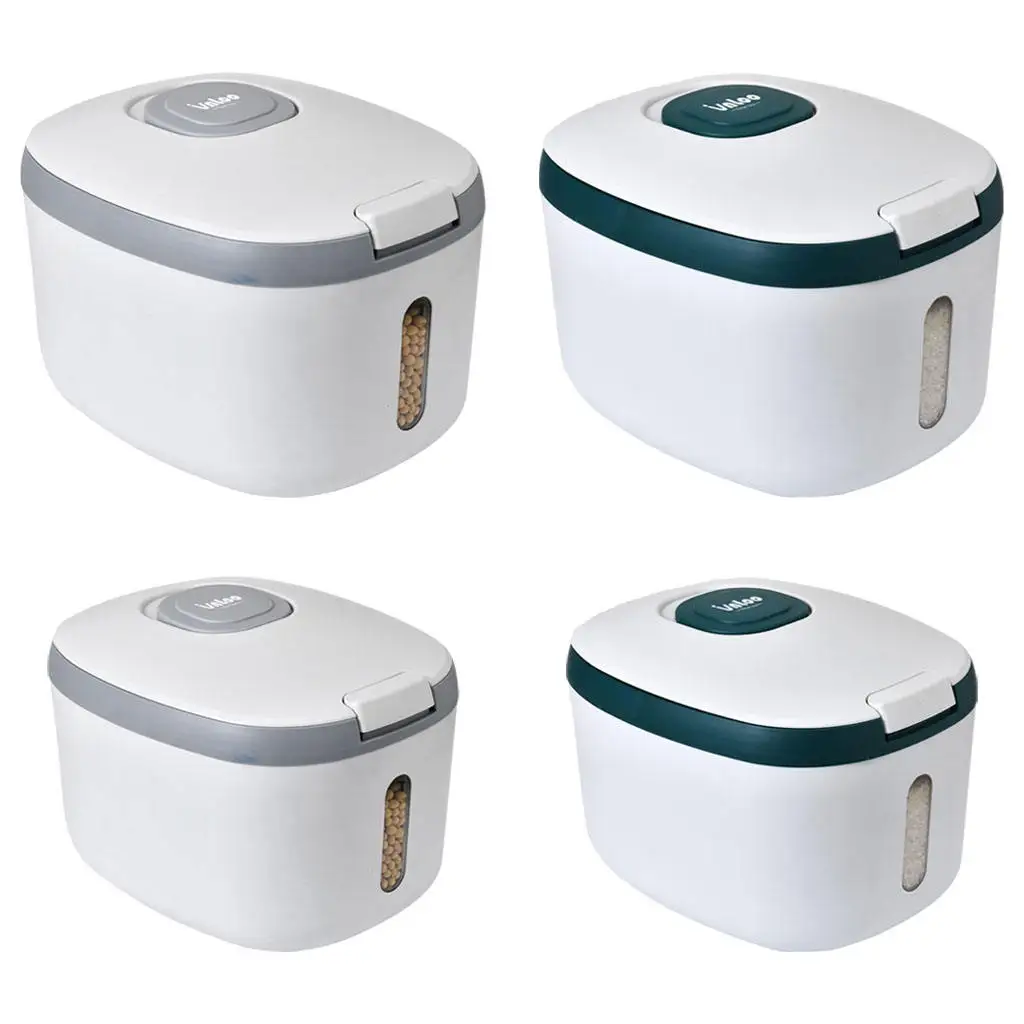 Kitchen Food Box Moisture-proof Rice Box for Cereal Flour Cereals Pet Food Box Accessories for